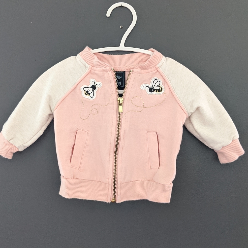 Cynthia Rowley bomber jacket style sweater